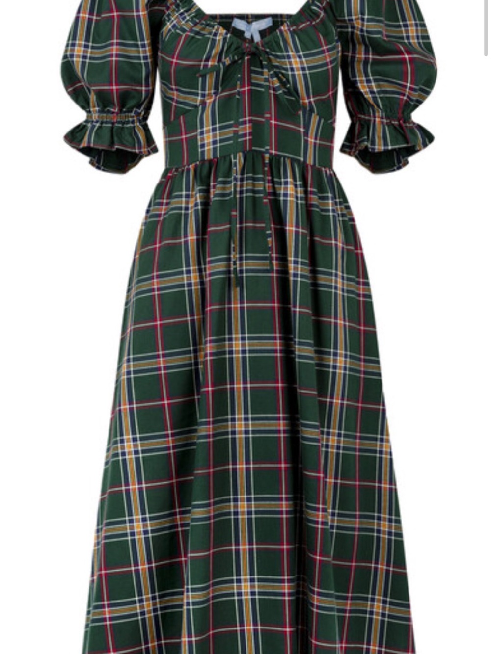 HHH Ophelia Dress in Juniper Tartan - Picture 4 of 4